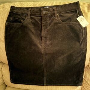 GAP Women's Black Velvet Pencil Skirt